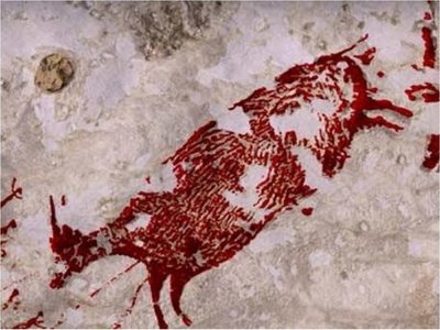 Descubren la pintura rupestre de caza más antigua del mundo