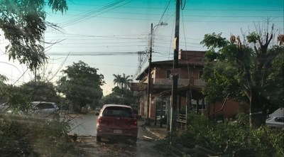 Una más de la Ande: responsabiliza a fuertes vientos la falta de luz de varias zonas - ADN Paraguayo