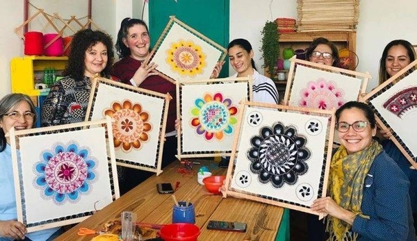 HOY / Clausura de "Ymaguare", Taller de Ñanduti en la Manzana de la Rivera