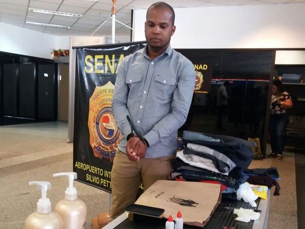 Un brasileño fue condenado a 14 años por viajar con cocaína en envases de shampoo