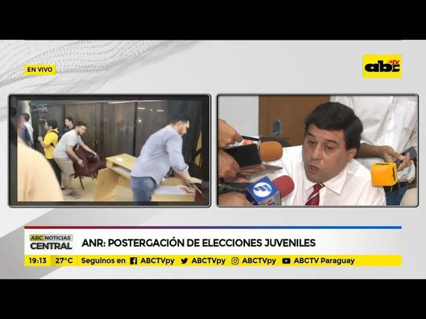 ANR: Postergación de elecciones juveniles - ABC Noticias - ABC Color