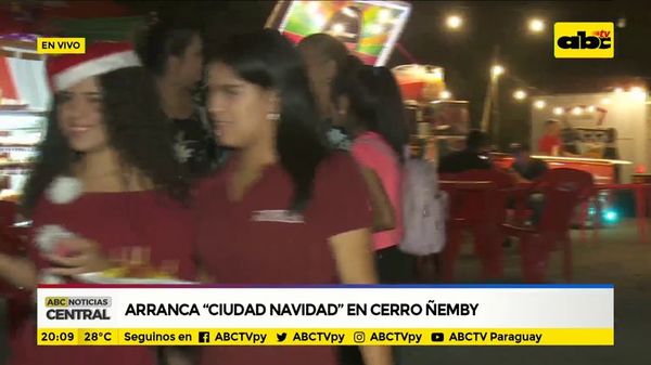 Arranca “Ciudad navidad” en cerro Ñemby - ABC Noticias - ABC Color
