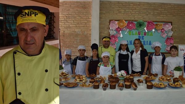 Instructor de SNPP en su tiempo libre enseña a niños técnicas de panadería - Digital Misiones