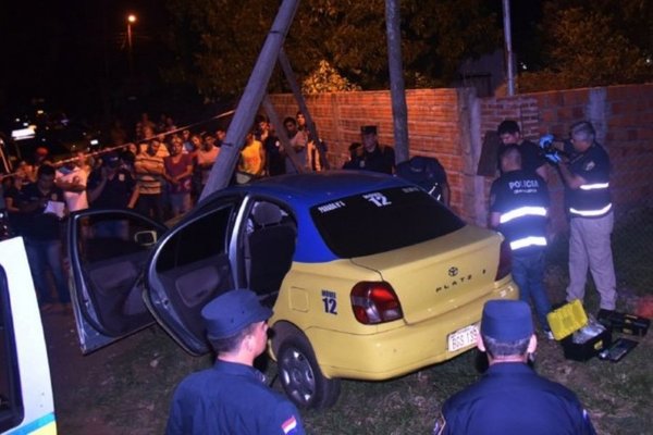 Identifican a sospechosos del crimen de taxista en Luque