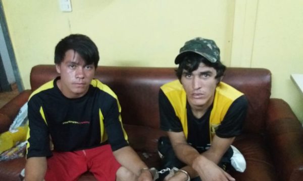 Detienen a ladrones