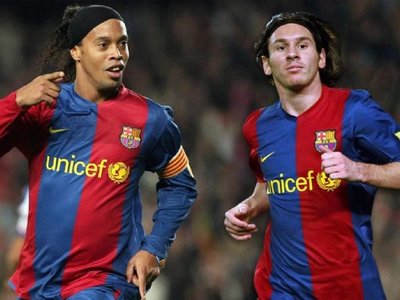 Ronaldinho: Messi no es el mejor de la historia, sí de su época