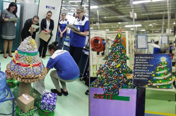 Empresa convirtió residuos industriales en adornos navideños - ADN Paraguayo