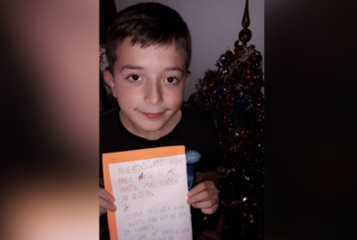 ¡Internet se conmueve! El inusual pedido de un niño a Papá Noel