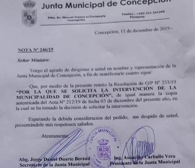Pedido de intervención ya ingresó al Ministerio del Interior | Radio Regional 660 AM