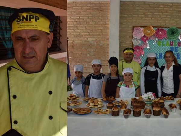 Instructor enseña gratis panadería y confitería a los niños