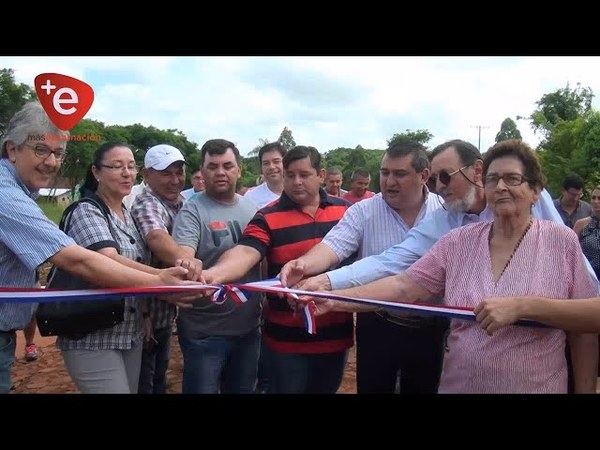 OBRAS DE EMPEDRADO SE INAUGURAN EN EL B° SANTA MARÍA DE ENCARNACIÓN
