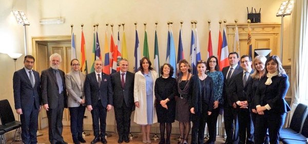 Primera Dama se reunió con autoridades del IILA en Roma