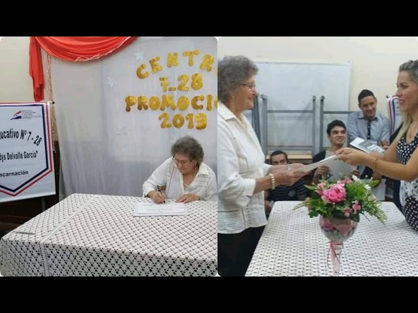Encarnación: Tiene 80 años y terminó la Educación Escolar Básica.