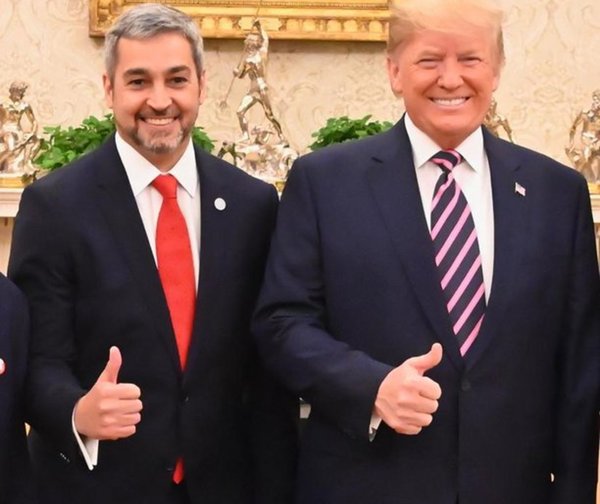 Mario Abdo se reunió con Donald Trump