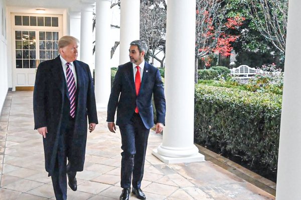 Abdo y Trump acuerdan cooperación económica y de seguridad entre los dos países