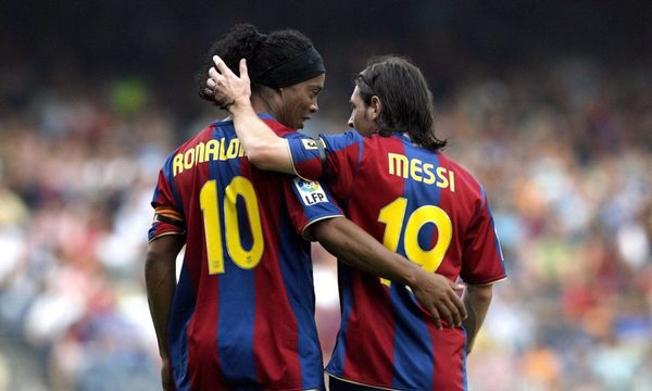 Ronaldinho asegura que Messi no es el mejor de la historia