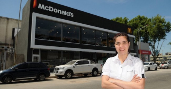 Paraguaya se hizo dueña de un McDonald’s, ashá