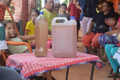 Reciben muy poca agua y es turbia