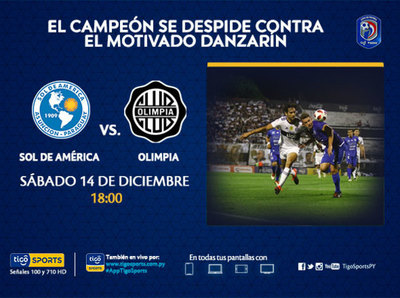 Olimpia celebra el título frente a Sol de América