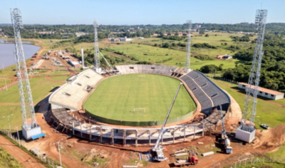 HOY / Obras no paran en el futuro estadio de Encarnación