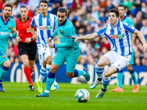 Barcelona cede puntos en San Sebastián