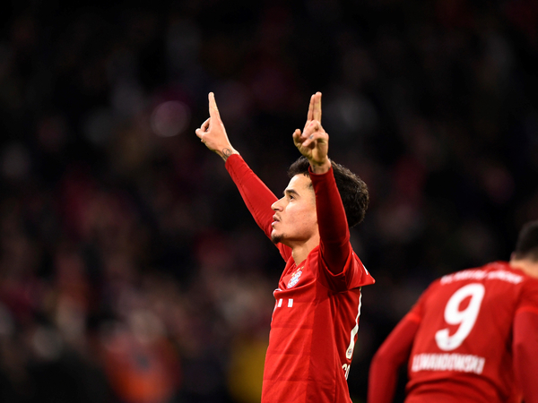 Bayern goleó al Bremen con hat-trick de Coutinho