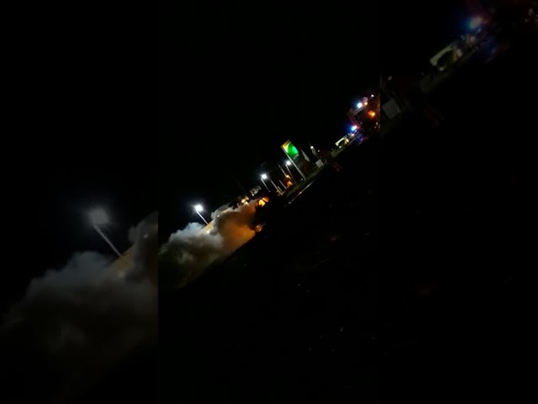 VEHICULO ARDE EN LLAMAS SOBRE RUTA PY06 EN CAPITÁN MIRANDA