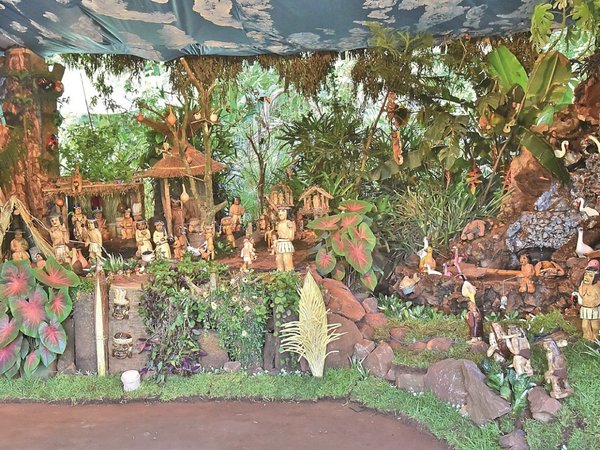 Recrean un pesebre gigante en homenaje a pueblos originarios