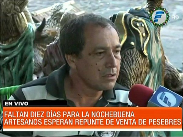 Artesanos de Areguá, preocupados por bajas ventas de pesebres