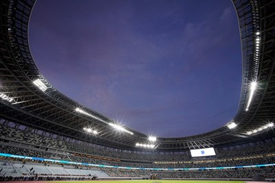 Inauguran estadio Olímpico de Tokio