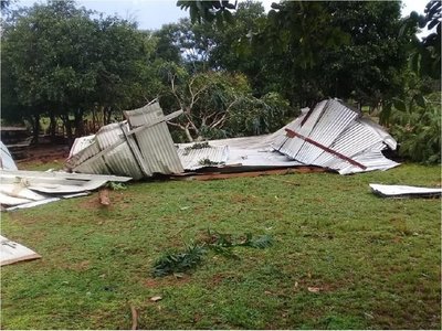 Temporal daña más de 30 casas en Yasy Cañy