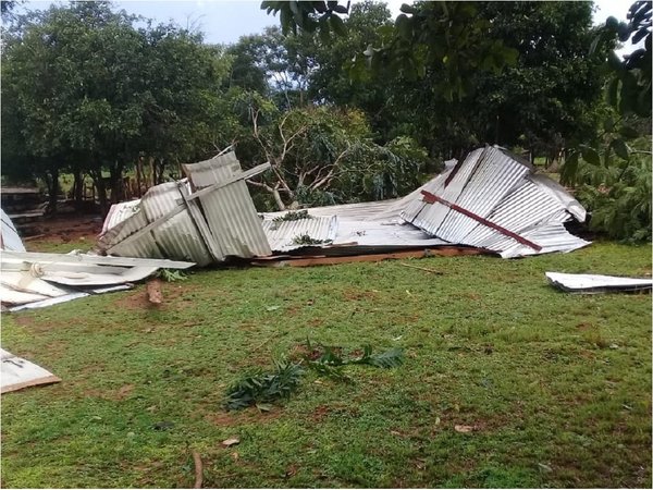 Temporal daña más de 30 casas en Yasy Cañy