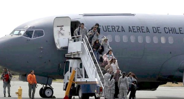 Chile: Restos de víctimas del avión van a base militar