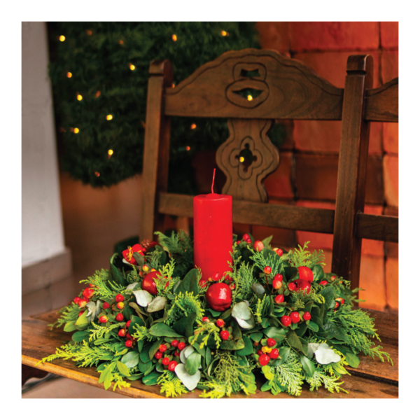 La Navidad se adorna con arreglos florales