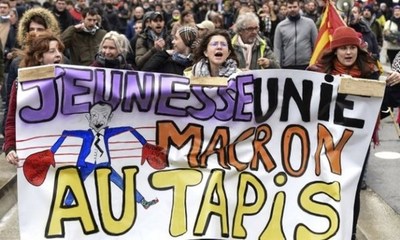 Se endurece en Francia la huelga contra la reforma de las jubilaciones | .::Agencia IP::.