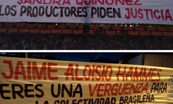 Escrachan a Sandra Quiñónez y al conocido «Rey de la estafa» en Santa Rita