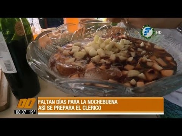 A días de la nochebuena y el clericó no puede no puede faltar