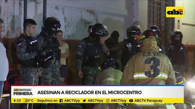 Asesinan a reciclador en el Microcentro - ABC Noticias - ABC Color