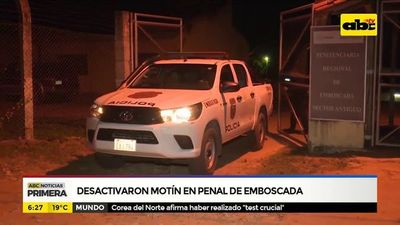Desactivaron motín en penal de Emboscada - ABC Noticias - ABC Color