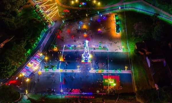 El atractivo “Navidad CDE 2019” estará habilitado hasta el 12 de enero en el anfiteatro del Lago de la República