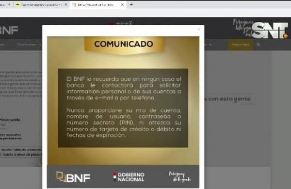 Crean App falsa del BNF para estafar - SNT