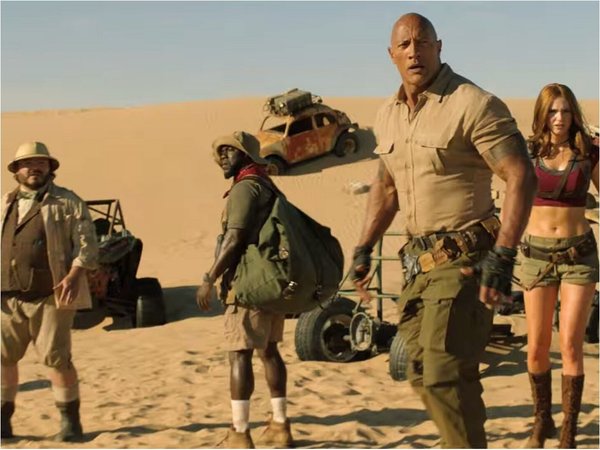 Jumanji consigue superar a Frozen 2 tras cuatro semanas de reinado