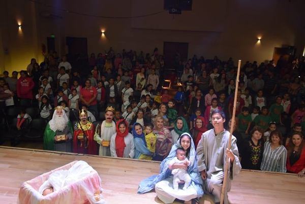 PUSIERON EN ESCENA TEATRO DEL PESEBRE VIVIENTE