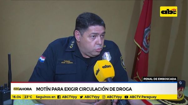 Motín para exigir circulación de droga - ABC Noticias - ABC Color