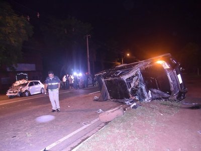 Conductor protagoniza accidente en Ypacaraí y da positivo al alcotest
