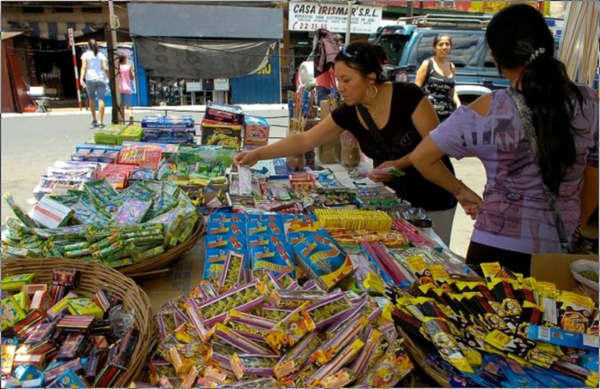 Prohibida la venta de pirotecnia en el Mercado 4