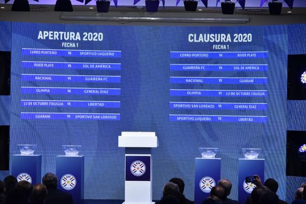 Las 22 fechas del Apertura y del Clausura - Fútbol - ABC Color