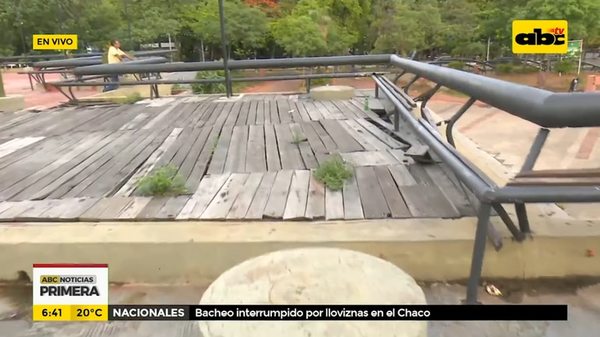 Plaza de la Democracia, en pésimo estado - ABC Noticias - ABC Color