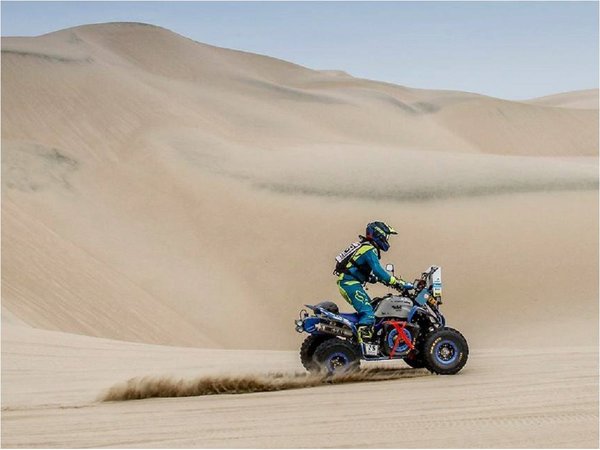Sanabria listo para el Dakar