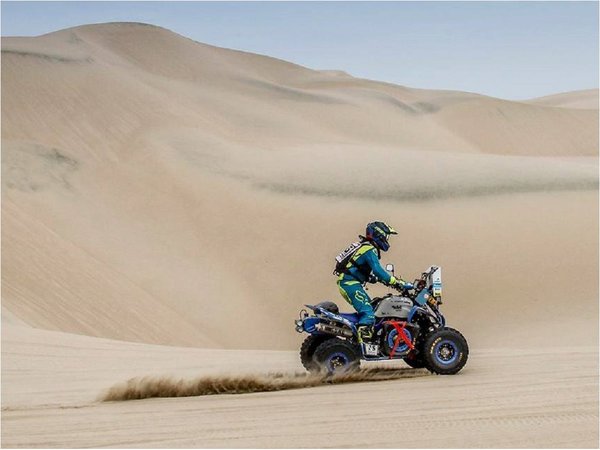 Sanabria listo para el Dakar